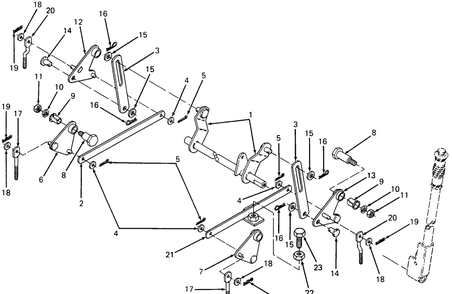 Part Location Diagram of 903-1597 Cub Cadet Cam Assy, Front Lift - Lh